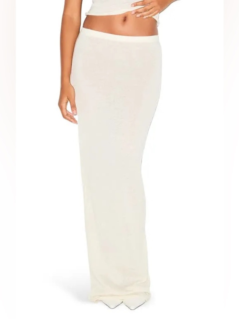 Skims cashmere skirt